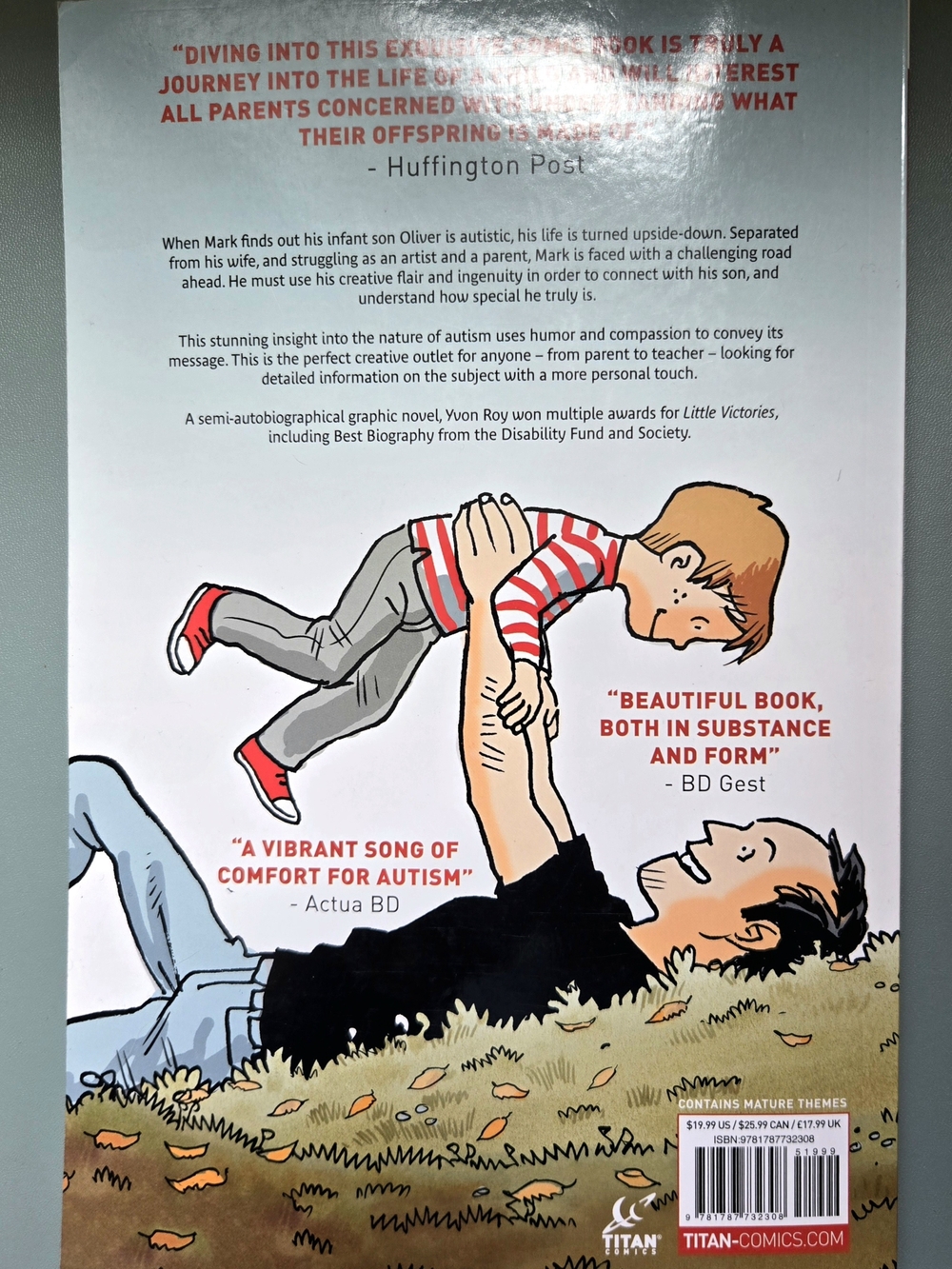 Little Victories: Autism Through A Dad's Eyes by Yvon Roy Graphic Novel Book - Picture 4 of 4